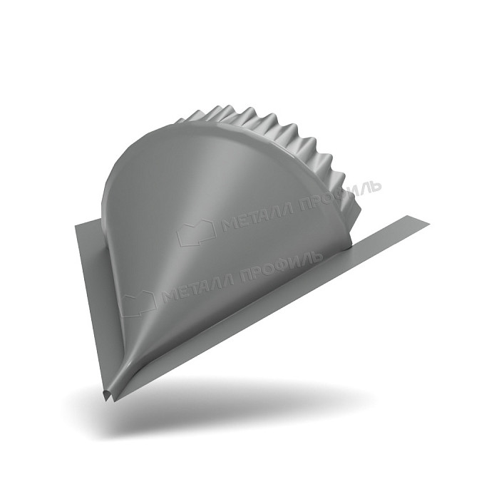 Заглушка конька круглого конусная (ECOSTEEL-01-Белый Камень ПР-0.5)