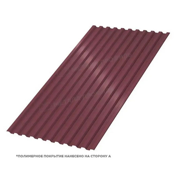 Профлист Металл-Профиль С-21 VikingMP® E 0.5 мм RAL 3005 Красное вино